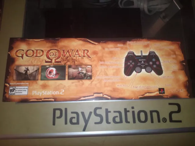 PlayStation 2 Display Kiosk display God of war promo display extremely rare