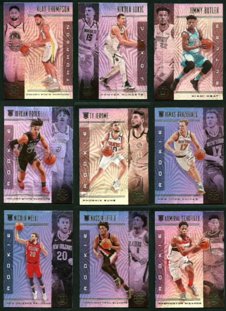 2019-20 Panini Illusions Basketball, Base incl RC Complete your Set, You Pick