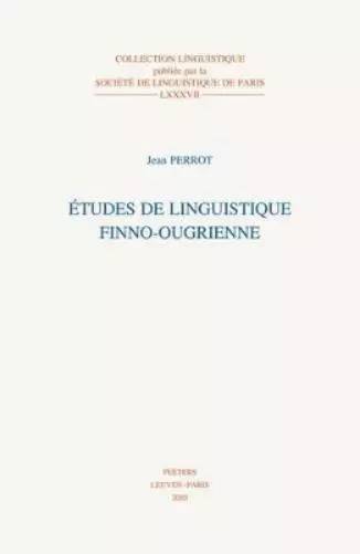 J. Perrot Etudes De Linguistique Finno-ougrienne (Paperback) (US IMPORT)