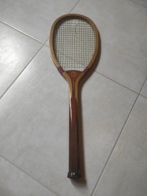 Ancienne Raquette De Tennis En Bois Geo G BUSSEY - Modèle Très Rare Collection