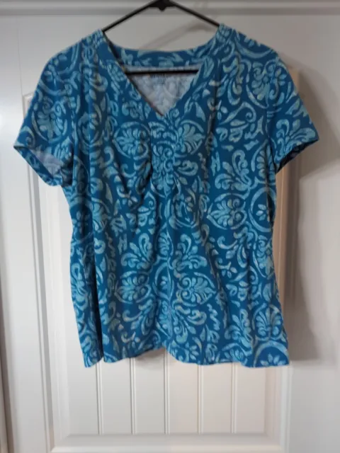 *St Johns Bay*  Peasant Blouse Top Women's Size XL