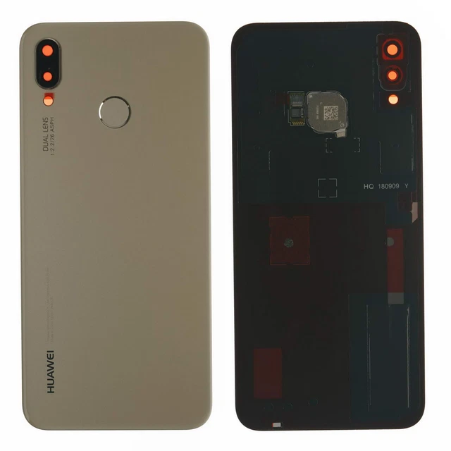 Huawei P20 Lite Arrière Boîtier Étui Plate Lentille de la Caméra Adhésif Or