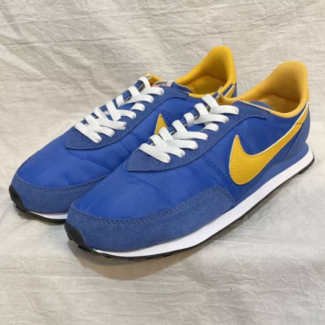 Nike Waffle Trainer 2 Medium Blue University Gold DH1349-402 with Box Men Us9