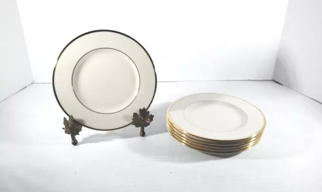 6 Lenox Mansfield Presidential COLLECTION BREADPLATES 6.5IN GREAT CONDITION