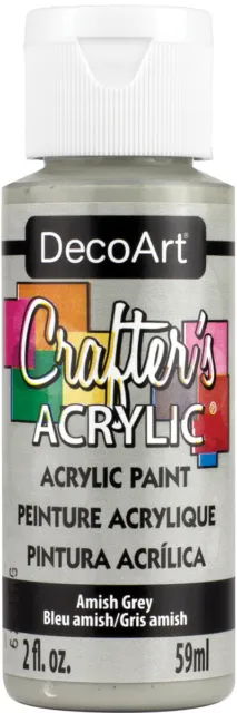 Crafter's Acrylic All-Purpose Paint 2oz Amish Grey