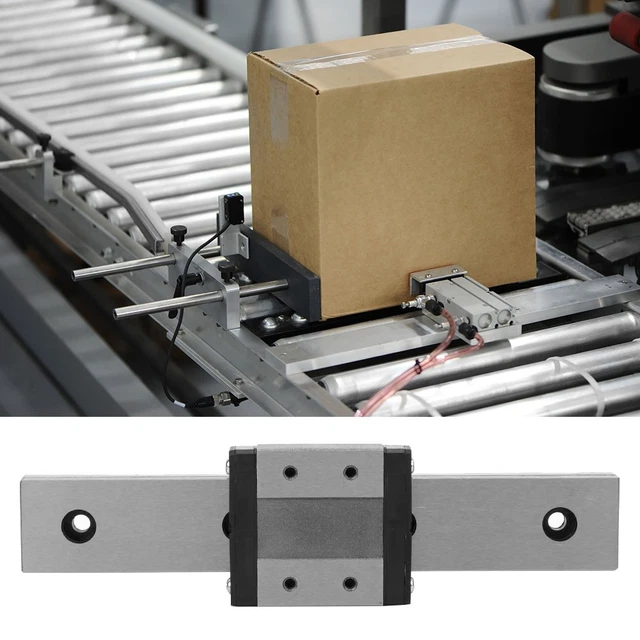 LMLF24B-150-1R MINIATURE LINEAR Sliding Rail Guide Block Linear Motion ...