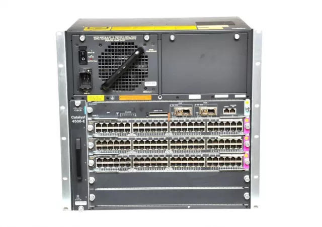 Cisco Catalyst 4500-E Series WS-C4506-E V02 Switch *ZB-1419*