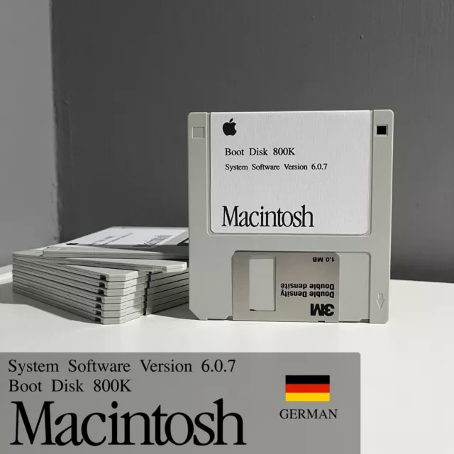 Floppy Disk Macintosh Boot System Startup 6.0.7  800K