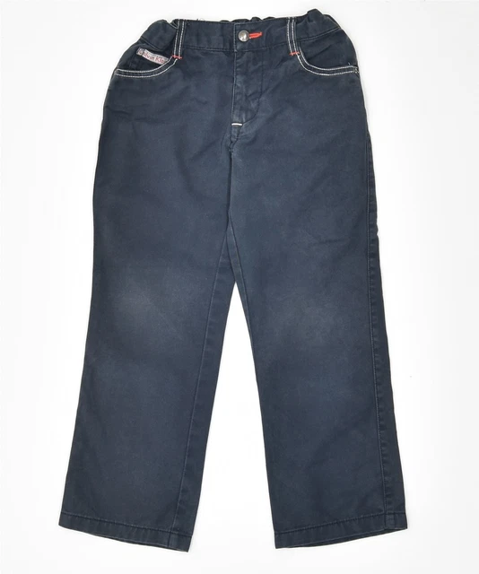 CALVIN KLEIN Pantaloni casual dritti per ragazzi 4-5 anni W21 L18 blu navy HG12