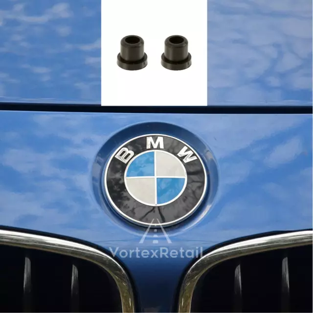 FOR BMW BONNET BADGE + GROMMETS EMBLEM 82mm REPLACEMENT E46 36 90 60 83 92  M3 M5 £10.95 - PicClick UK