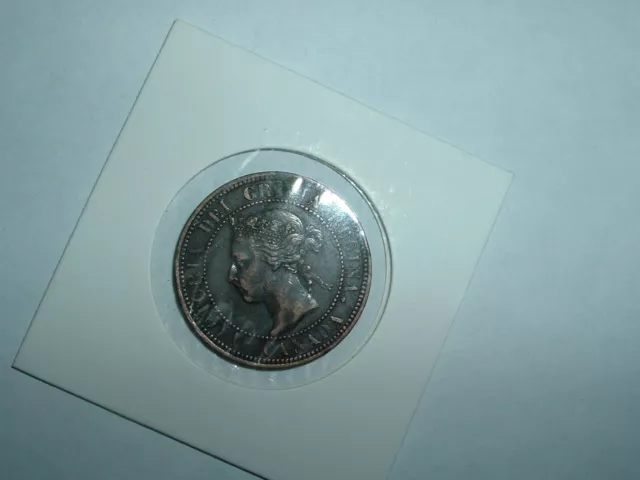 1900 Queen Victoria Canada LARGE CENT XF