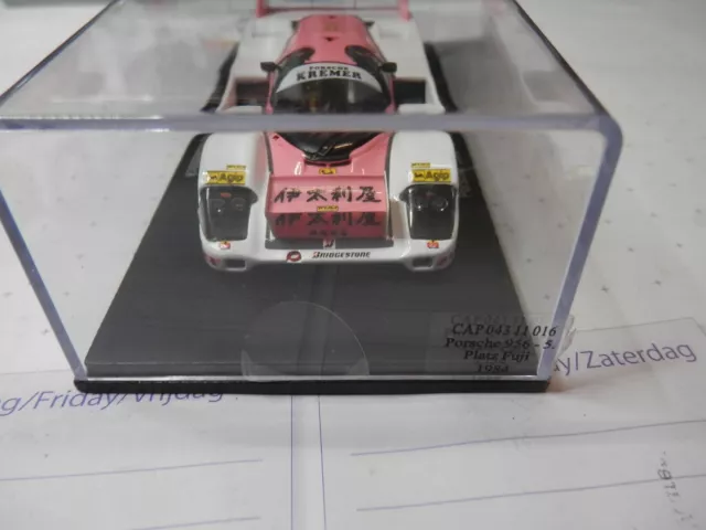 Kremer Porsche 956 #10 Fuji 1984 , Spark Model  CAP 043 11 016 , 1:43 3