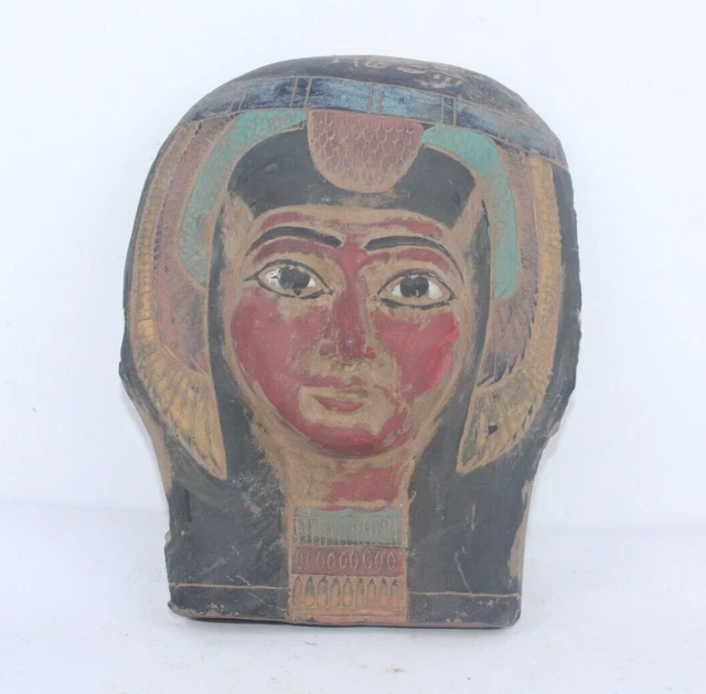 RARO ANTIGUO EGIPCIO ANTIGUO NEFERTARI Consejero de máscaras Esposa del rey...