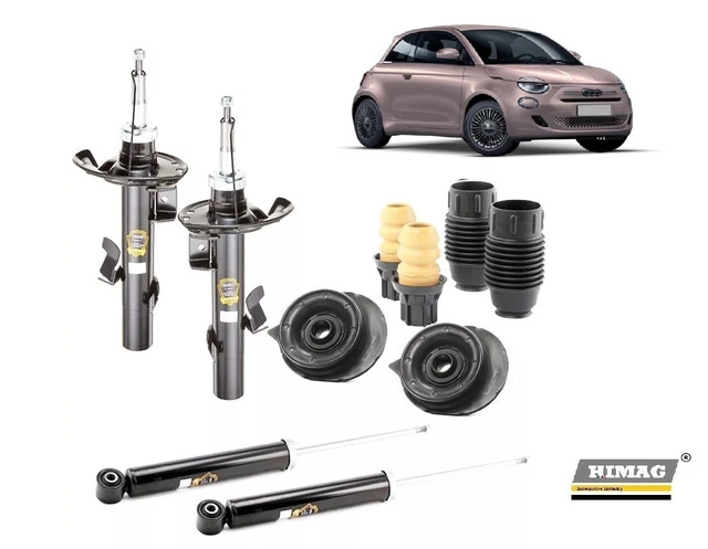 Kit Completo Assetto Completo A Ghiera Molle E Ammortizzatori Fiat 500 - Foto 12