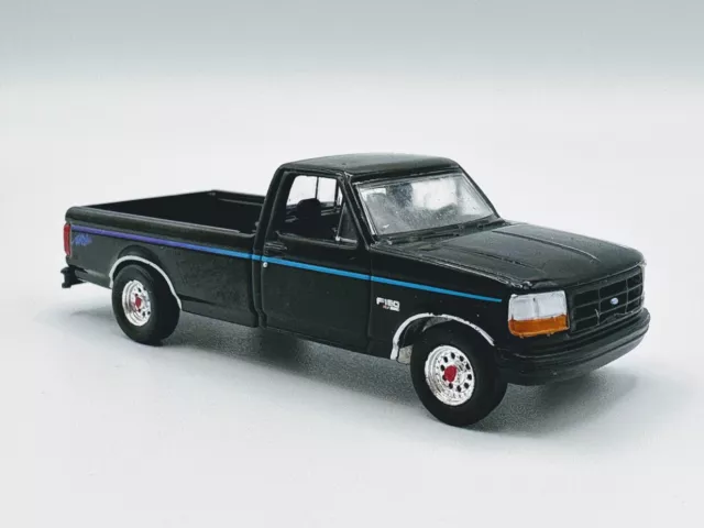 1992 Ford F-150 Extended Bed Nite Edition Pickup Truck 1:64 Scale Diecast Model