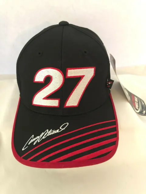 Pep Boys Casey Atwood #27 Nascar Adjustible Hat Embroidered  Black Cap