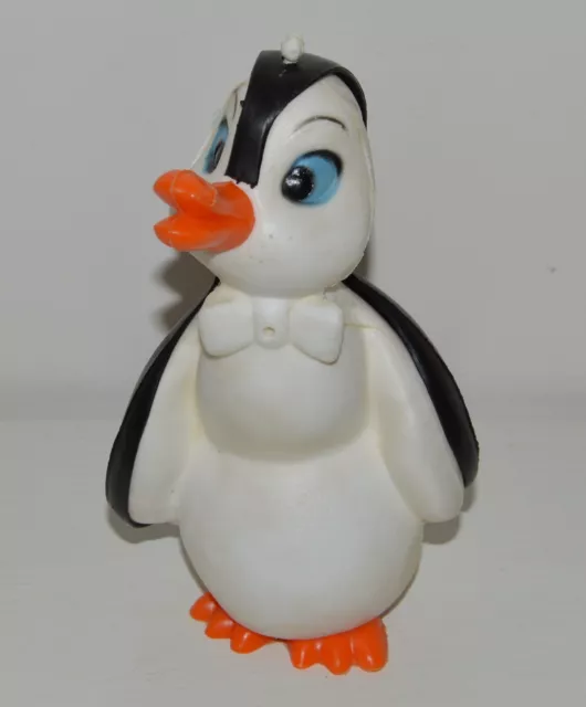 Ancien jouet grande figurine David Michel NESTOR Pingouin Vintage ORTF