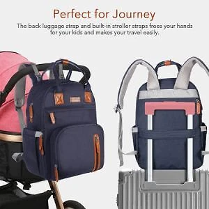 Diaper Bag Backpack, Multifunction Maternity Baby Nappy Changing Bags Waterproof