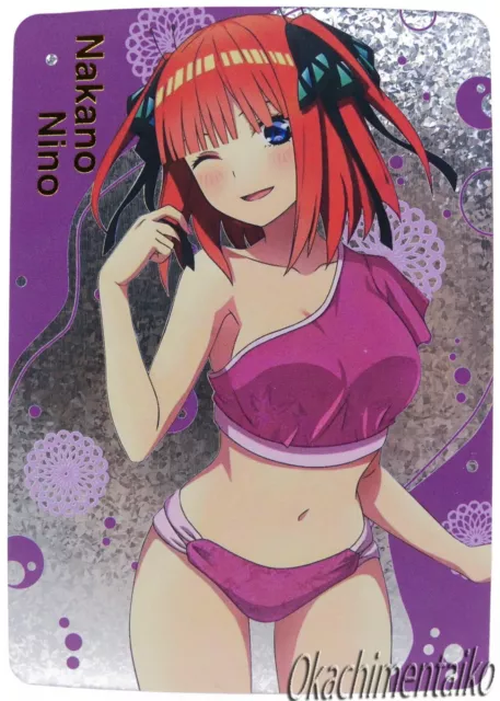 Sexy Card Waifu Anime Manga Naked Doujin Nude Nino Nakano Swimsuit