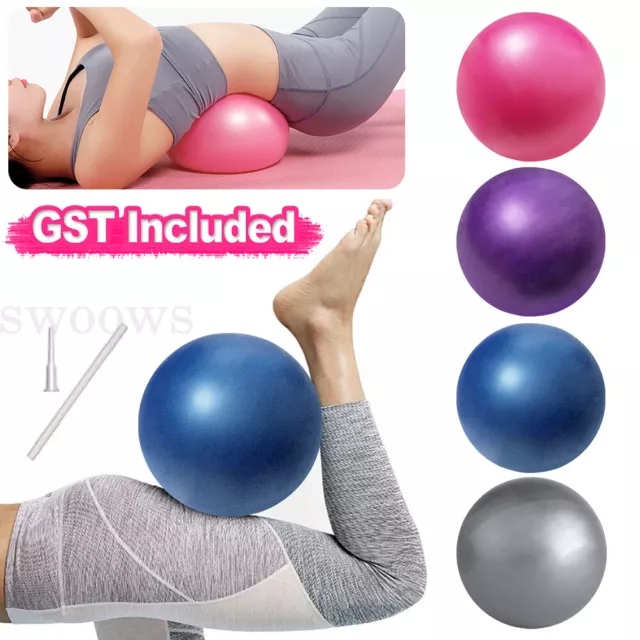 25cm Mini Yoga Ball Pilates Fitness Exercise Stability Ball Women Lady Gym Hot