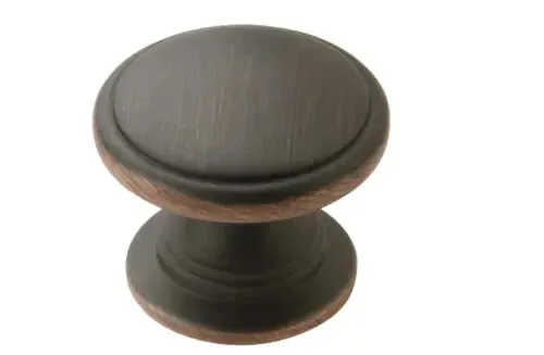 Cabinet Knobs (7 PACK) 1-1/4 in (32 mm) Diameter Oil-Rubbed Bronze Cabinet Knob