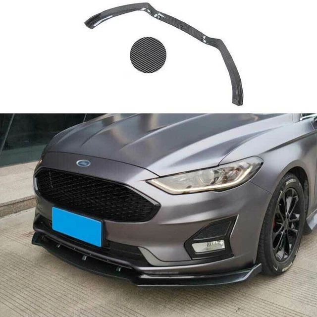 For Ford Mondeo Fusion Carbon Fiber Front Bumper Lip Spoiler Bodykit Refit 19-20