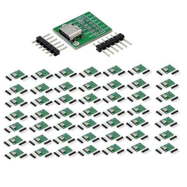 1/5/10 Stück TYPE-C Buchse Testplatine USB3.1 16P  Produktbild-Vorschau 8