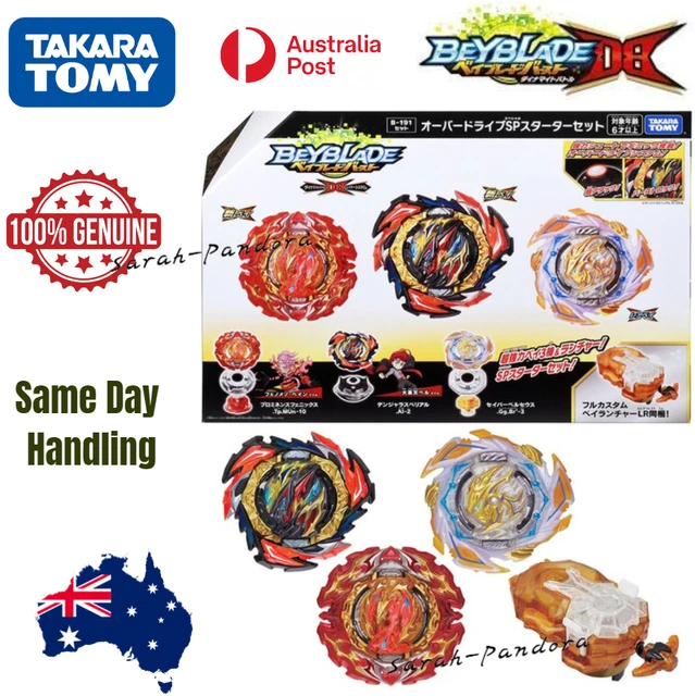 TAKARA TOMY BEYBLADE Burst B191 Overdrive SP Starter Set b191 Booster