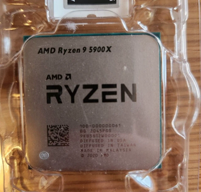 AMD RYZEN 9 5900X CPU - 12 Core, 24 Threads AM4 Processor - 105w Zen 3 ...