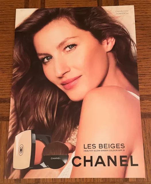 Gisele Bundchen Chanel Les Beiges Magazine Ad