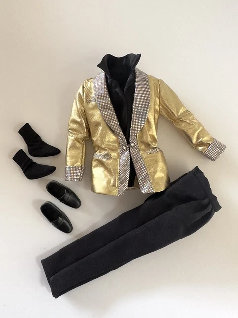 Barbie Loves ELVIS 50's Style Suit Jacket Shirt Pants Shoes KEN Clothing Outfit Barbie Loves ELVIS 50's Style Suit Jacket Shirt Pants Shoes KEN Clothing Outfit