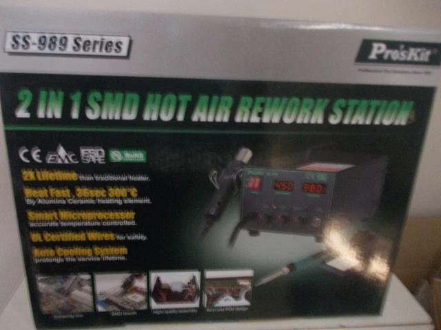STAZIONE SALDANTE Pro'sKit SS-989 2 IN 1 OTTIMA NUOVA!!!
