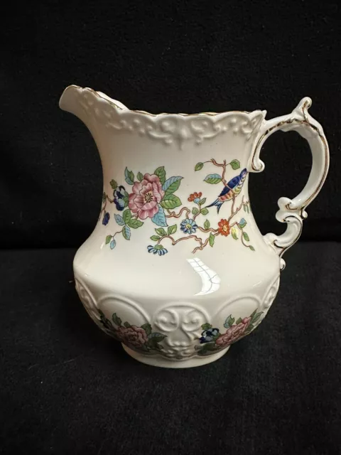 Aynsley Pembroke Fine Bone China, England,  5.5” Tall Pitcher Creamer