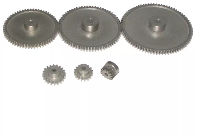 Zahnräder Modul 0.8 Stahl gesintert 12-80 Zähne Zahnrad Stirnrad Typ LS