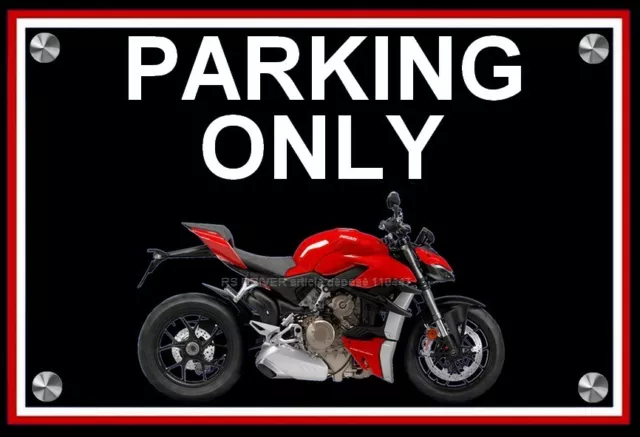plaque décorative BMW Parking Only Top Idées Cadeaux Motard des idées  cadeaux moto au prix equip'moto