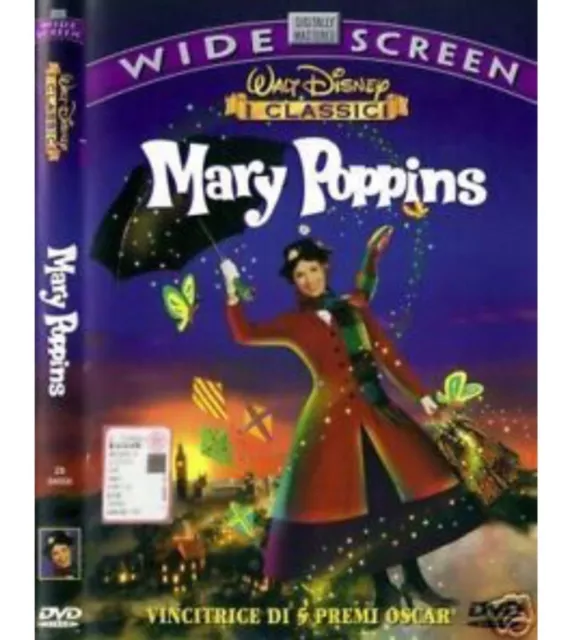 DVD DISNEY Mary Poppins fuori catalogo Warner rarissimo