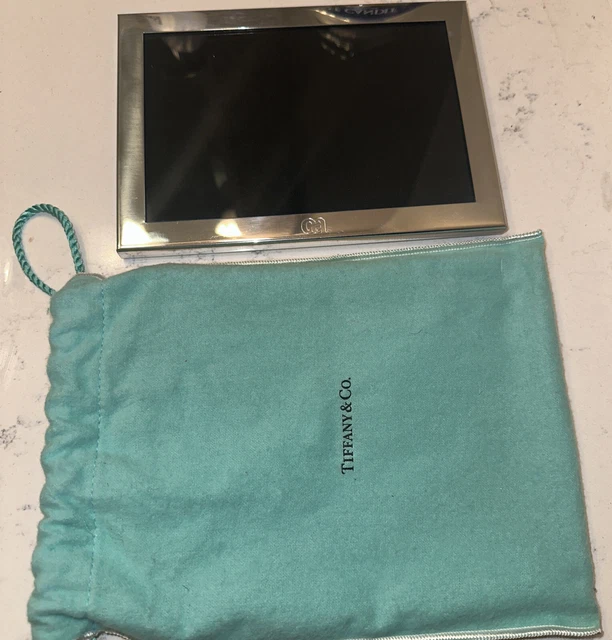 Tiffany & Co. 5x7 Pewter Picture Frame with Dust Bag ENGRAVED “CA” Tiffany & Co. 5x7 Pewter Picture Frame with Dust Bag ENGRAVED “CA”