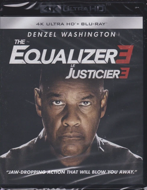 THE EQUALIZER 3 4K ULTRA HD & BLURAY & DIGITAL SET with Denzel Washington