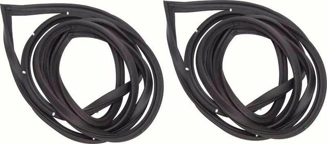 1962-67 Chevy II Nova Door Frame Weatherstrip 2 Door Sedan Pair
