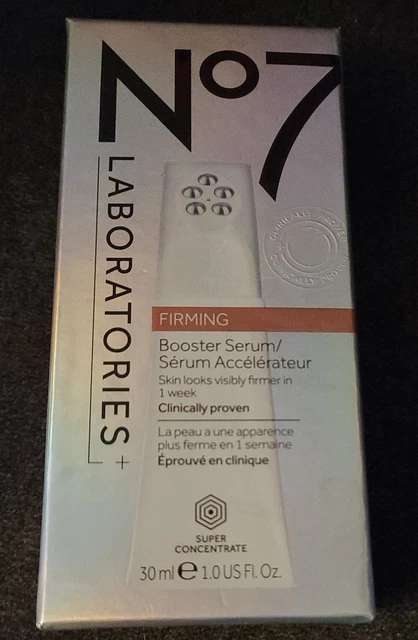 New Sealed No7 Laboratories Firming booster Serum 1 FL OZ (K20)