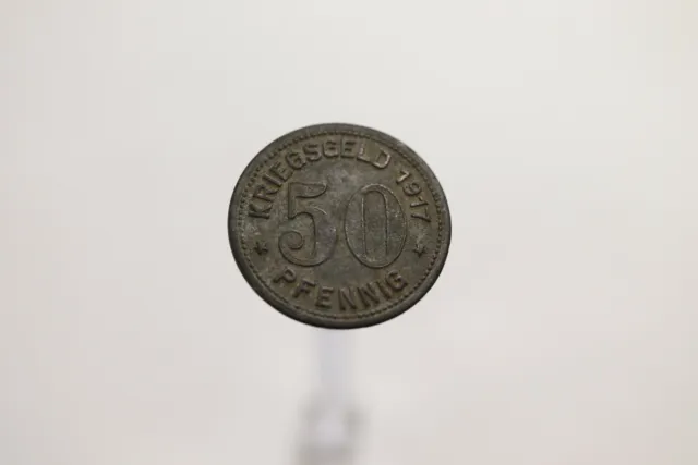 Germany War Money Token 50 Pfennig 1917 Wald (Rhld.) Zinc B19 #T1745