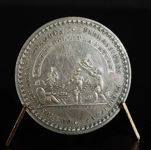 Token #Ee /300 Milliners Plumassières And Feather Shackles 1777 (