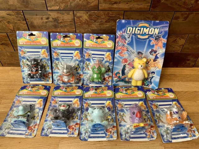 Vintage DIGIMON  WIND UP FIGURES/job Lot/