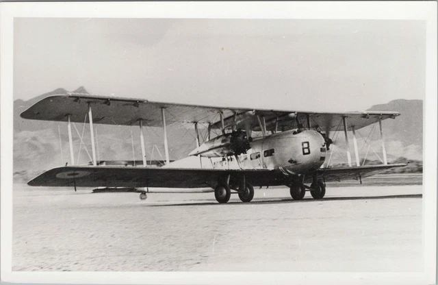 Vickers Valentia K4634 B City Of Lahore Vintage Photo Raf Royal Air Force 1