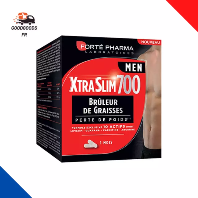 Xtraslim 700 Men | Complément Alimentaire Brûleur De Graisses | 120 Gélules