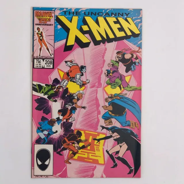Uncanny X-Men #208 (1986) Chris Claremont John Romita Jr. VF/VF-
