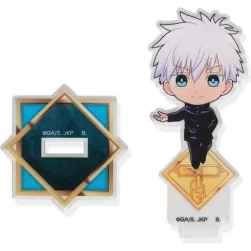 ADESIVO ACRILICO JUJUTSU Kaisen Gojo Satoru con supporto per personaggio... EUR 42,49 - IT