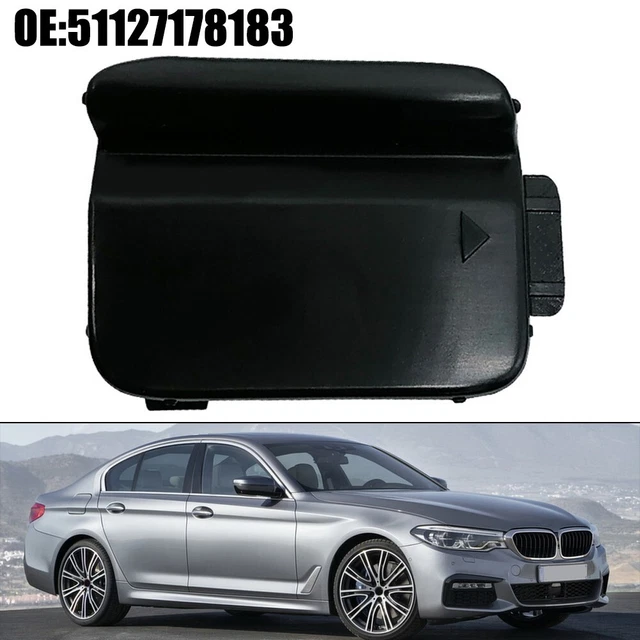 Cache De Crochet De Remorquage Chromé Pour Fiat 500 (2007-2015) - Pare-chocs Arrière, Style ABS