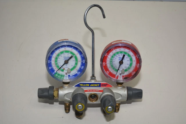 Yellow Jacket Titan 4-Valve Manifold #W2556