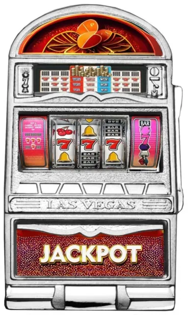 2024 Cameroon 2000 Francs - Jackpot Slot Machine - 1oz Silver